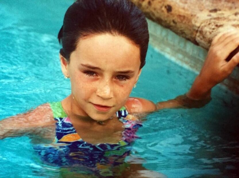 Las fotos de Inés Gómez Mont cuando era niña 