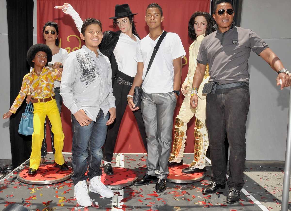 Halima Jackson, Jaafar Jackson, Jermajesty Jackson y Jermaine Jackson / Foto: Getty Images