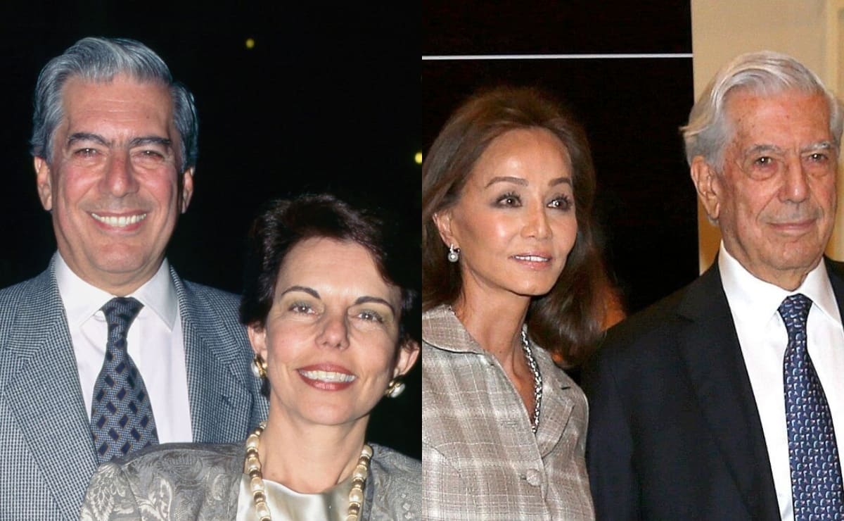Mario Vargas Llosa con Patricia Llosa e Isabel Preysler / Foto: Gianni Ferrari - Getty Images / EFE