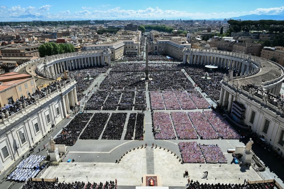 El funeral del papa Francisco en la Basílica de San Pedro / Foto: Alberto Pizzoli - AFP