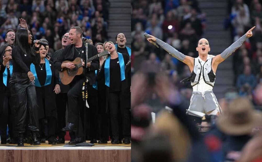 Chris Martin y Katy Perry durante la inauguración de los Invictus Games / Fotos: Instagram