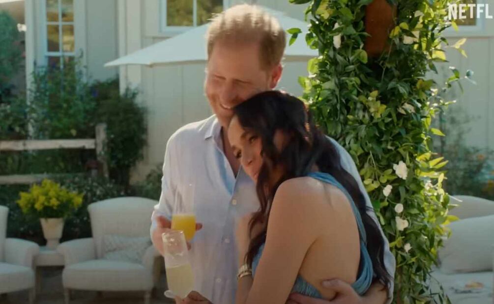 Meghan Markle junto al príncipe Harry en su serie de Netflix / Foto: Captura