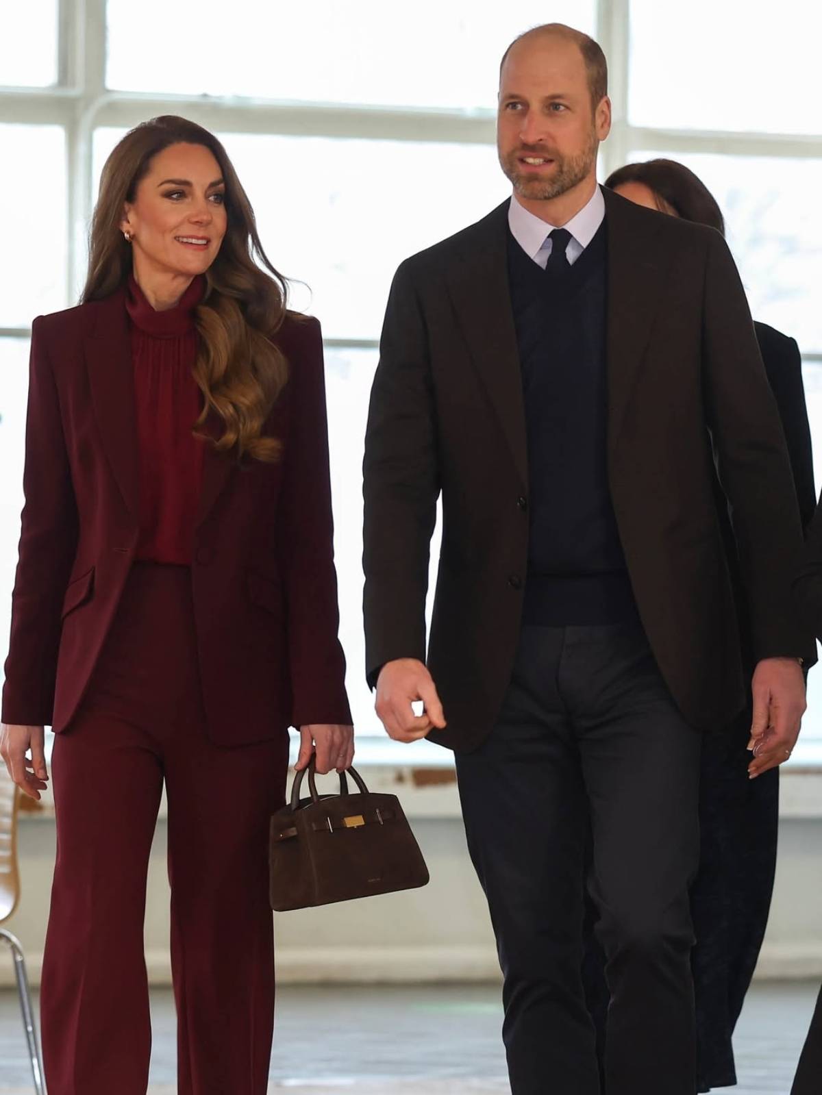 Kate Middleton y el príncipe William durante su visita al Hospital Charing Cross / Foto: Instagram @princeandprincessofwales