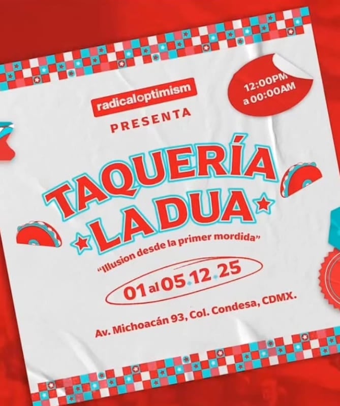 Dua Lipa abre Taquería 'La Dua'  en CDMX / Foto: Instagram