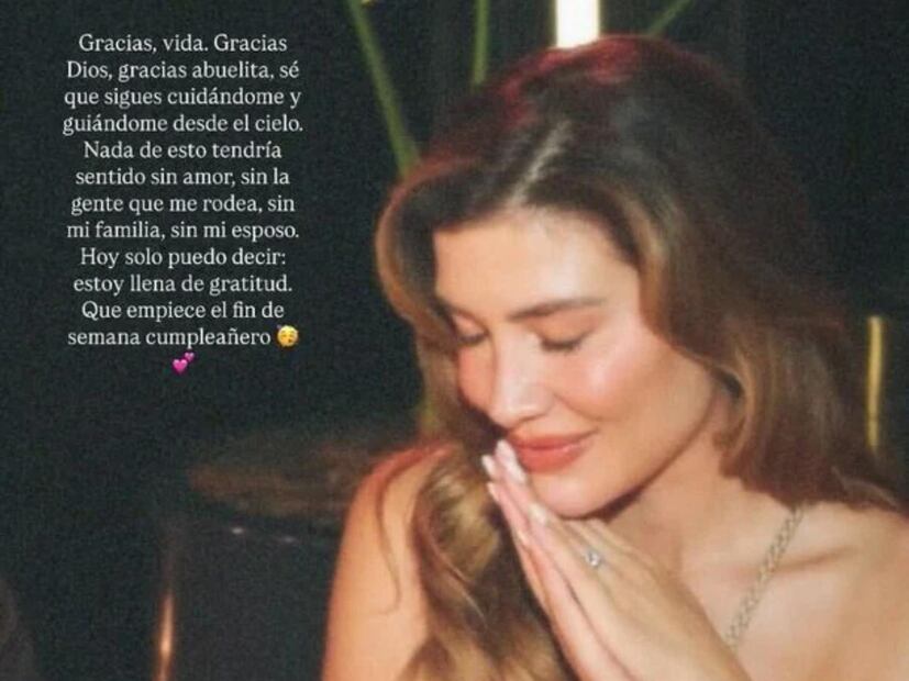 Michelle Salas compartió un bonito mensaje por su cumpleaños / Foto: Instagram