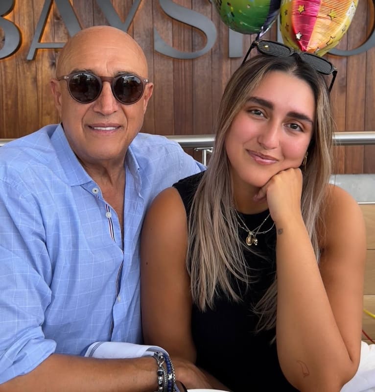 Pedro Torres con su hija Emilia Torres / Foto: Instagram