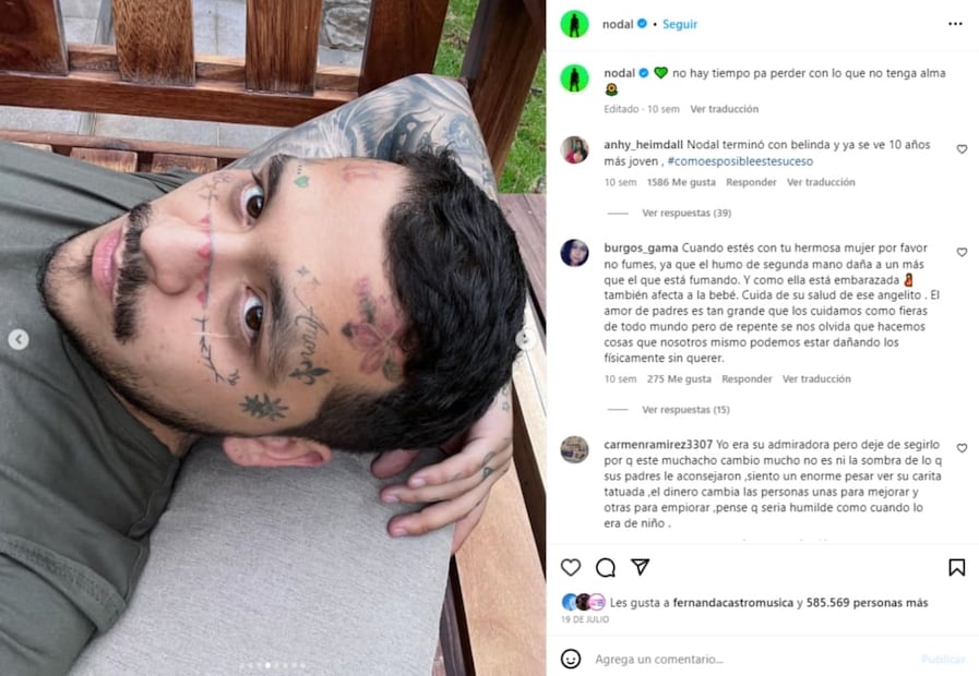 Christian Jesús González Nodal nació el 11 de enero de 1999 / Instagram: @nodal