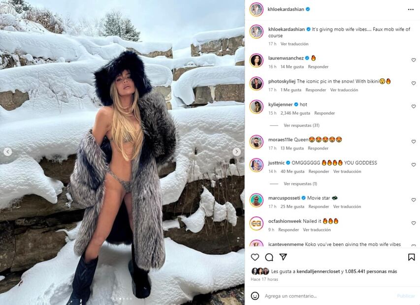 El atrevido look de Khloé Kardashian / Instagram: @khloekardashian