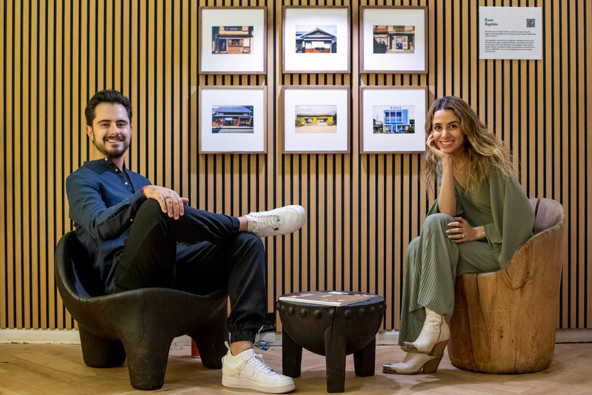 Germán Ahumada y Camila Gómez Díaz Barreiro. (Foto: Edgar Silva Fuentes S.)