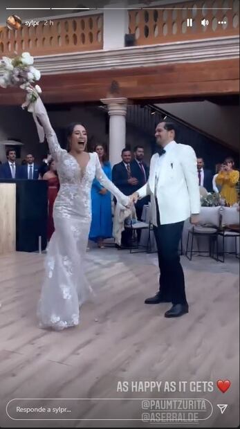 Pau, hermana de Juanpa Zurita, se casa con Alejandro Serralde