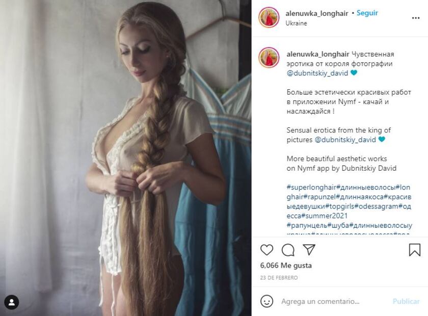 Conoce a la "Rapunzel" humana: No se corta el pelo desde que tiene 5 años