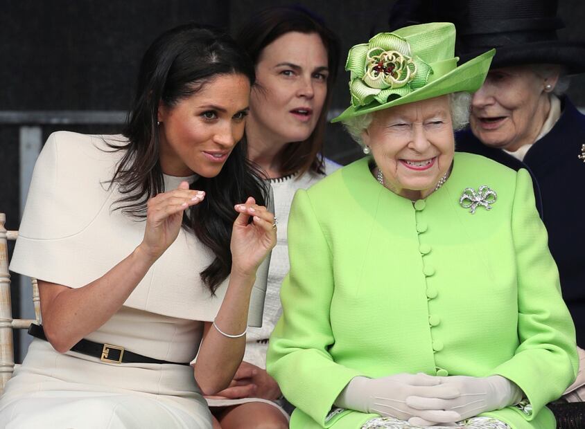 La reverencia que Meghan Markle hizo ante el féretro de Isabel II