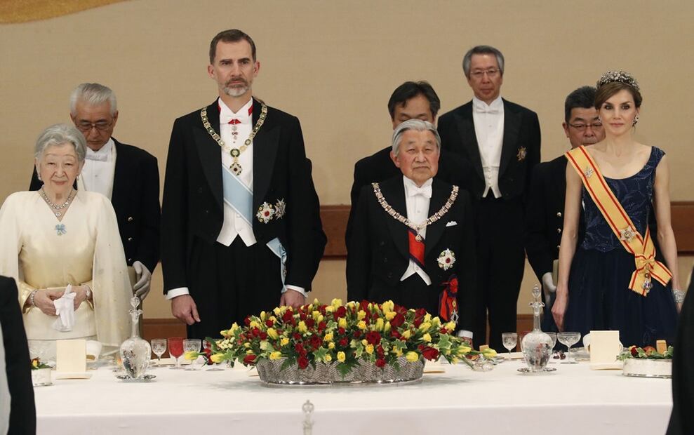 La visita de los reyes de España a Japón