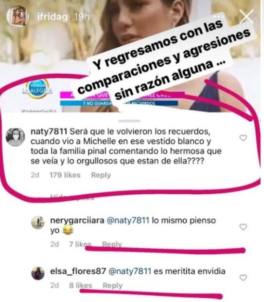 Michelle Salas sale en defensa de Frida Sofía y pone un alto a las comparaciones