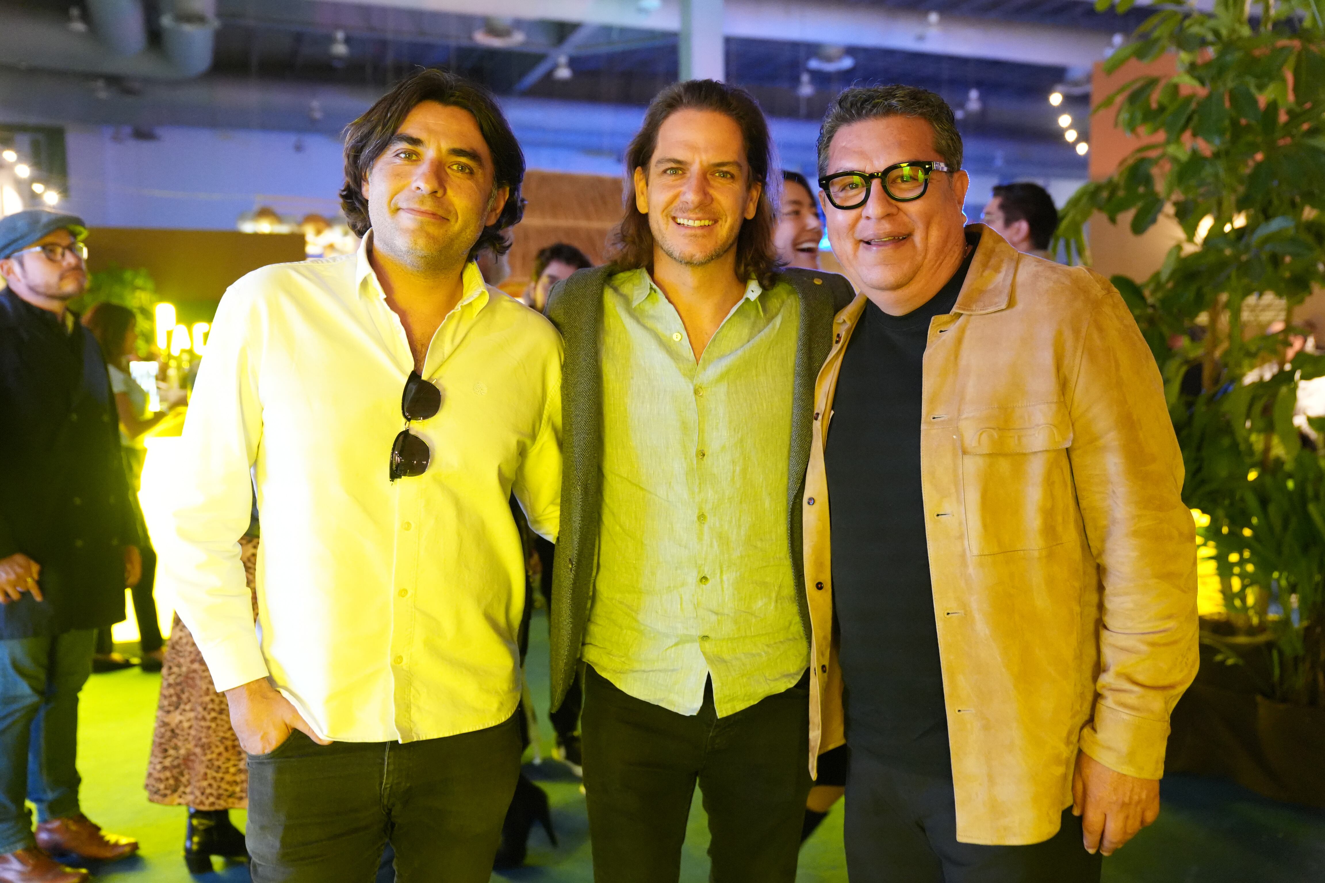 Sergio Celis, Bobby Domínguez y Nacho Peregrina. (Foto: Héptor Arjona)