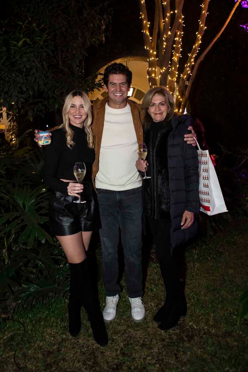 Liz Woodburn, Carlos y Patricia Olson. (Foto: Esteban Torreblanca)