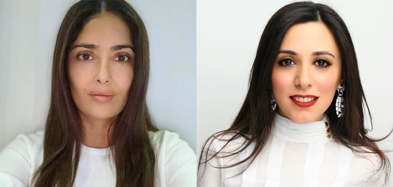 Salma Hayek y Hanna Jaff posan juntas en Londres 