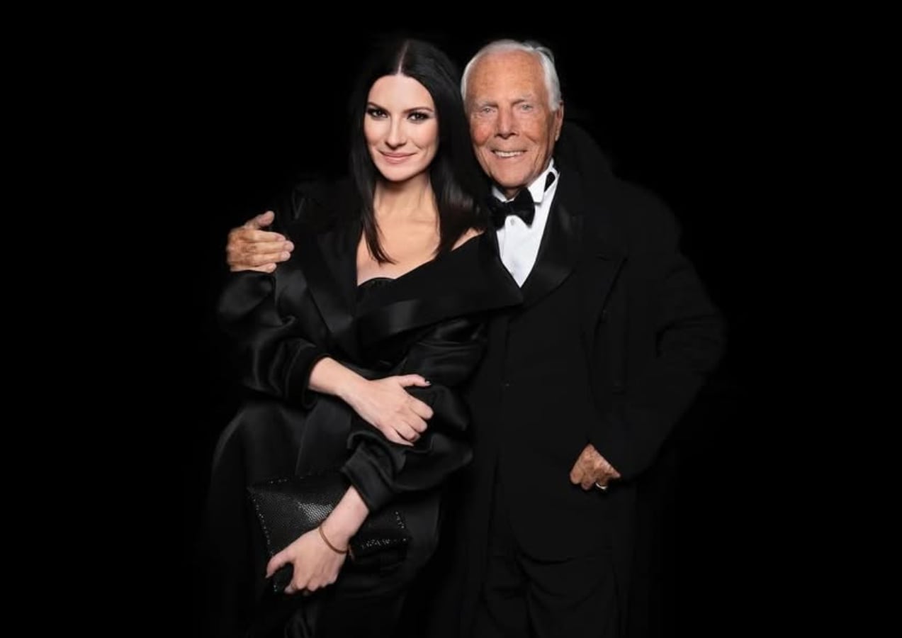 Laura Pausini y Giorgio Armani / Foto: Instagram