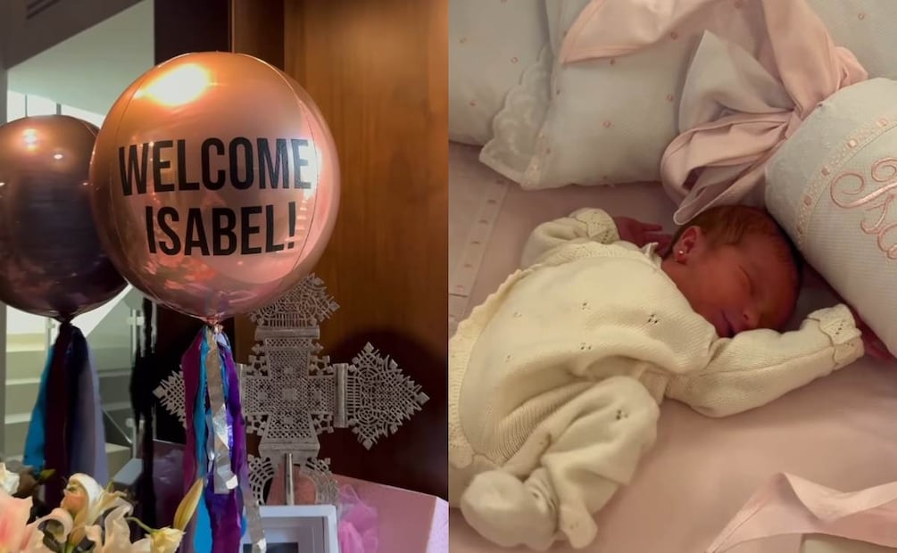 Así fue la llegada de Isabel a su hogar / Fotos: Captura Instagram @marianardzcantu