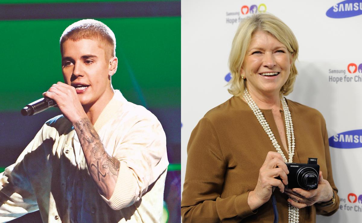 Justin Bieber, Martha Stewart, famosos en el negocio de la marihuana, guru del estilo