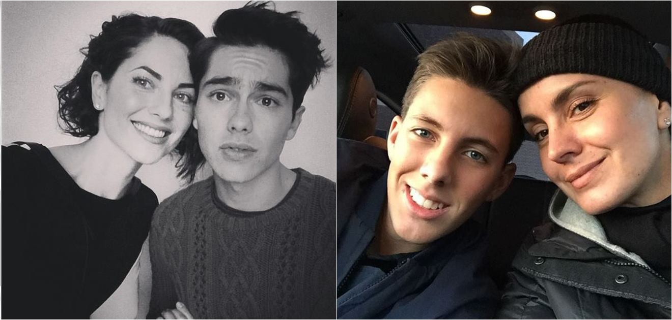Bárbara Mori y Alejandra Barros tienen un par de hijos adolescentes que parecen sus hermanos.  (FOTO: Instagram)