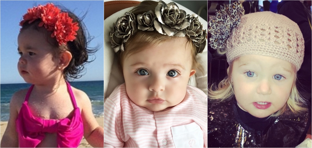 Estas bebés tiene mucho estilo y carisma. Fotos: Instagram