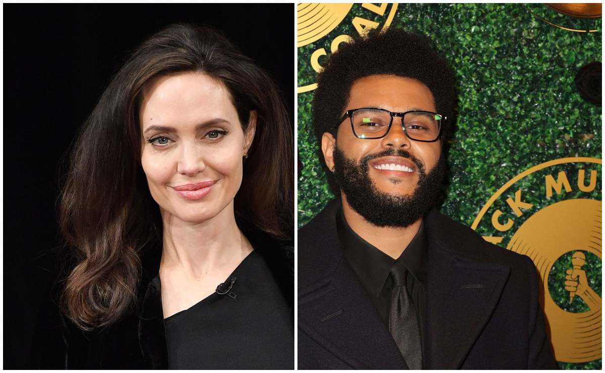 The Weeknd, Angelina Jolie, Brad Pitt