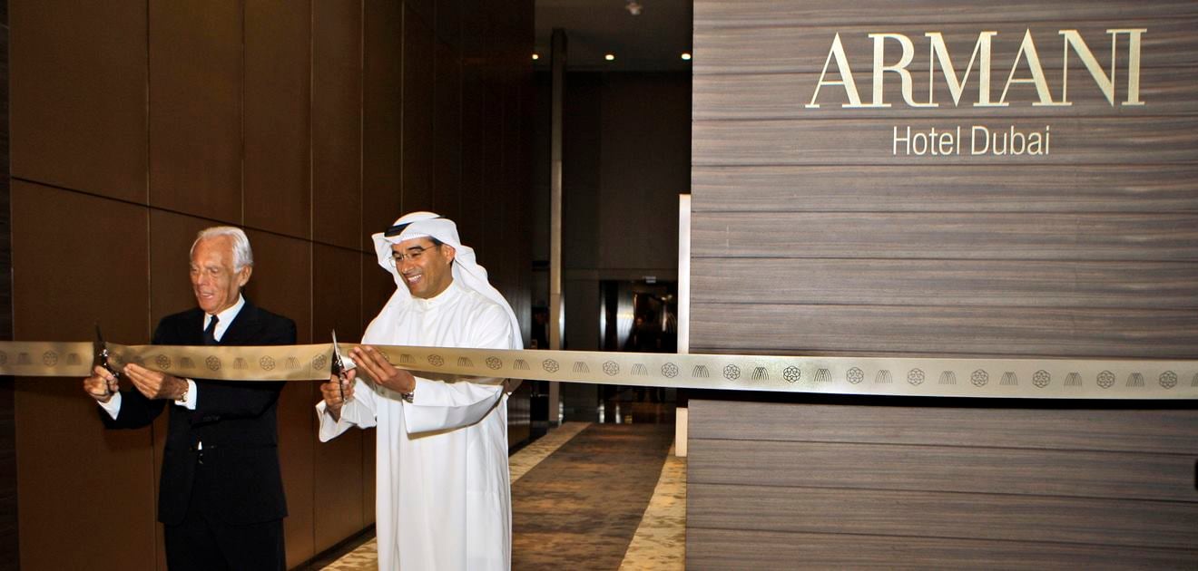 Giorgio Armani inauguró su hotel en Dubái en 2010. (FOTO: Archivo)