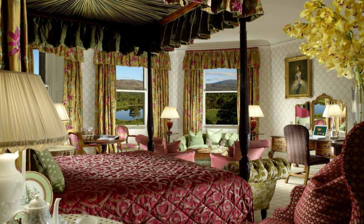 hotel castillo inverlochy, hoteles donde se hospeda la realeza
