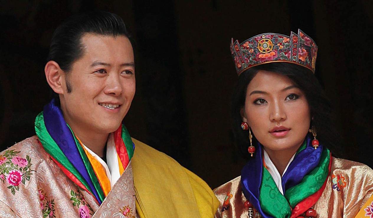 familia real, bután, realeza