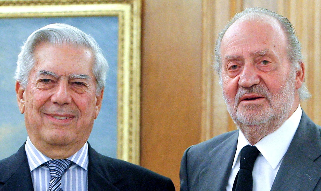 Mario Vargas Llosa, Juan Carlos de España, Patricia Llosa, Academia Francesa