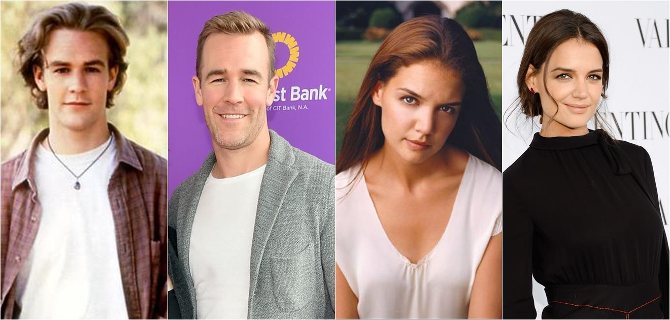 James Van Der Beek se casó y es padre de tres hijos; mientras que Katie Holmes tiene una hija con Tom Cruise. (FOTO: Archivo y Especiales)
