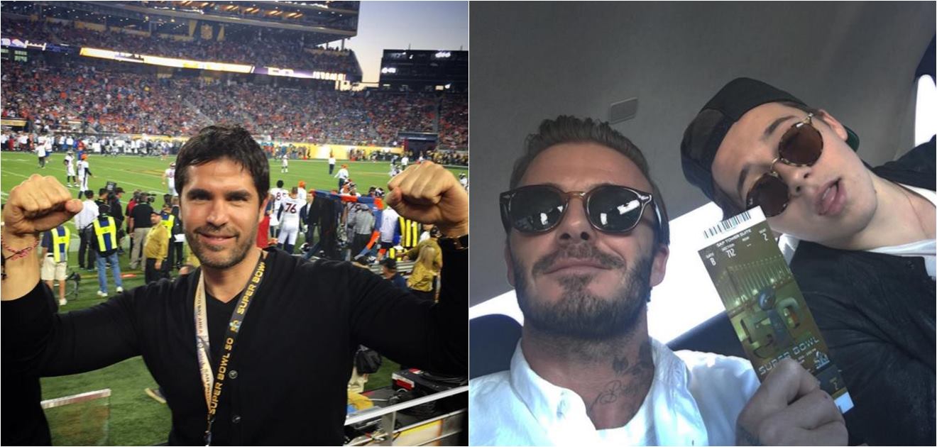Eduardo Verástegui, David Beckham y muchos otros famosos se dieron cita en el estadio Levi´s de California.  (FOTO: Instagram)