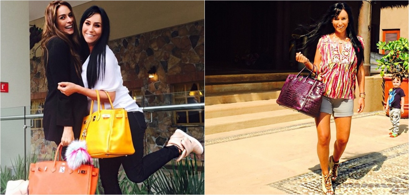 A Galilea Montijo e Inés Gómez Mont les encanta el modelo Birkin de la casa Hermès. (Fotos: Instagram)