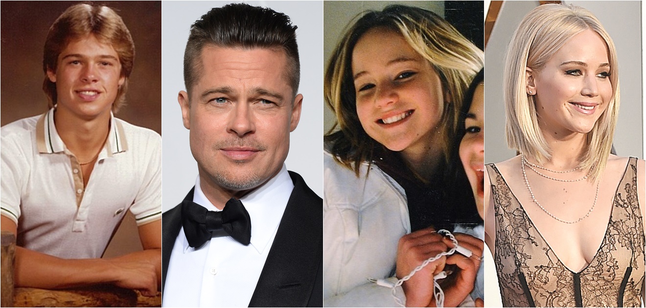 Brad Pitt y Jennifer Lawrence tienen rostros perfectos, es impresionante lo bien que se ven siempre.  (Fotos: Archivo y Especial)