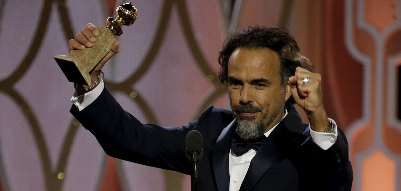 El director mexicano obtuvo el galardón por su cinta "The Revenant", protagonizada por Leonardo DiCaprio.  (Foto: REUTERS)