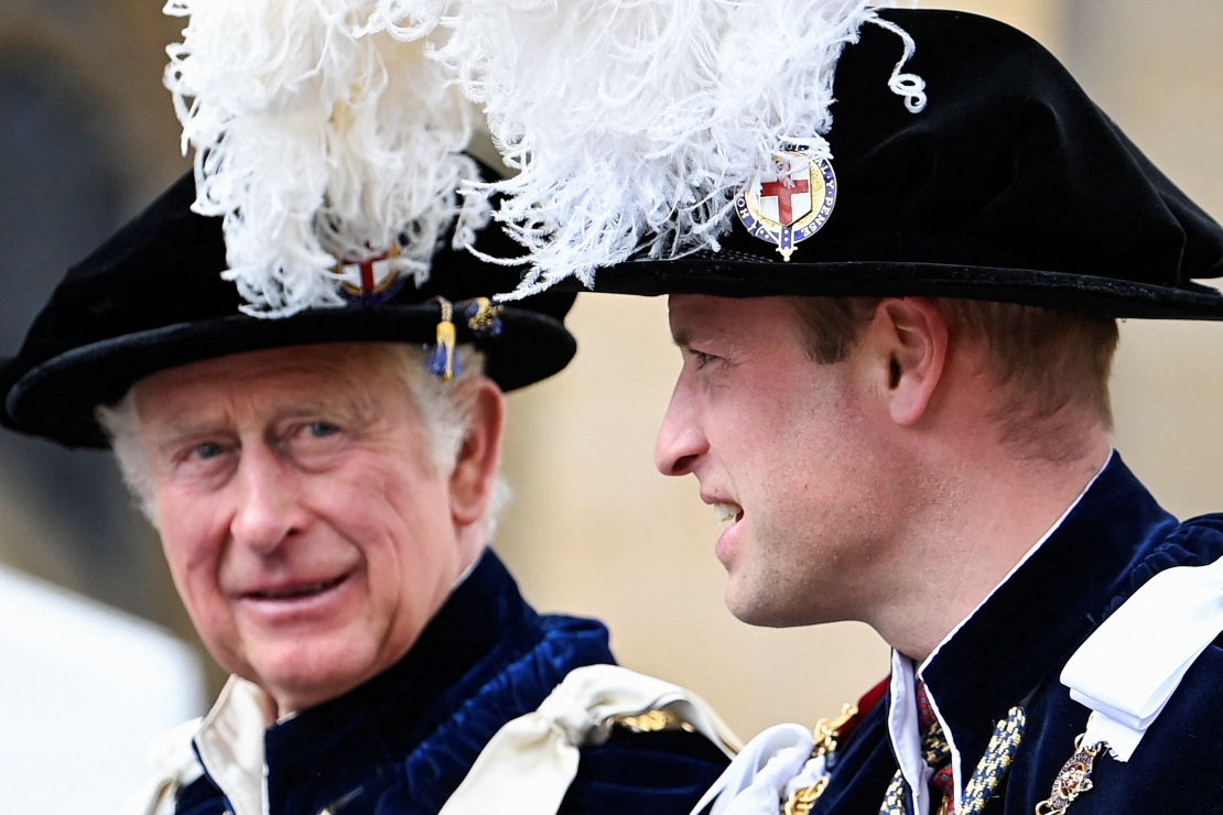 rey Carlos, principe William, reino unido, viaje